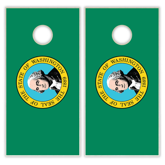 Washington State Flag Cornhole Set