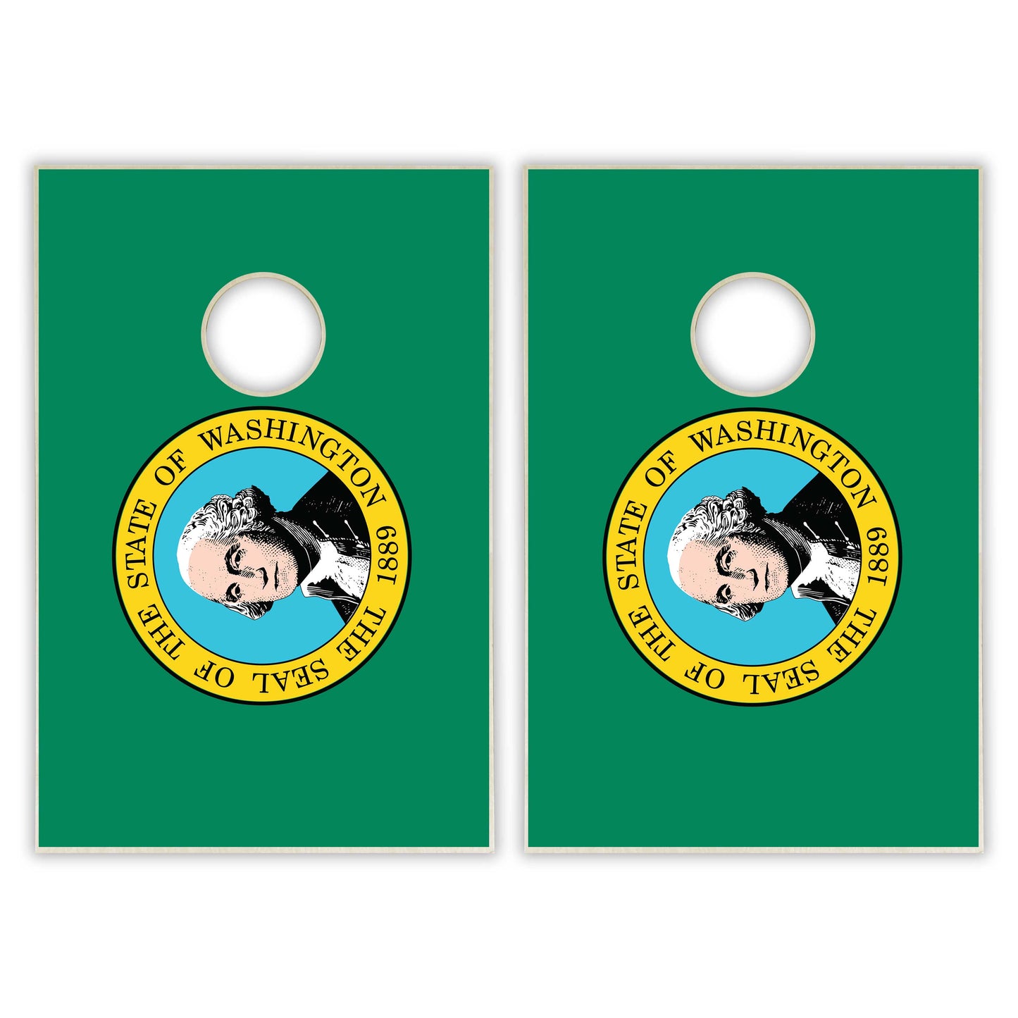Washington State Flag Tailgate Cornhole Set