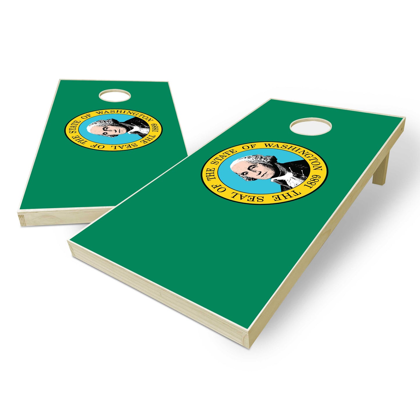 Washington State Flag Cornhole Set