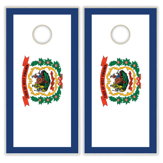 West Virginia State Flag Cornhole Set