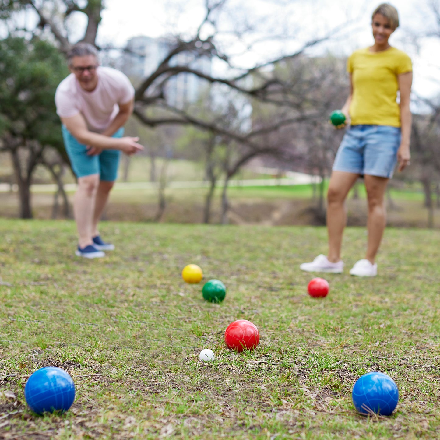 Bocce Ball Premium 4 Color Set