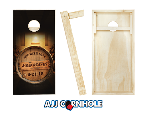 Customized Age with Love Wedding Cornhole Set
