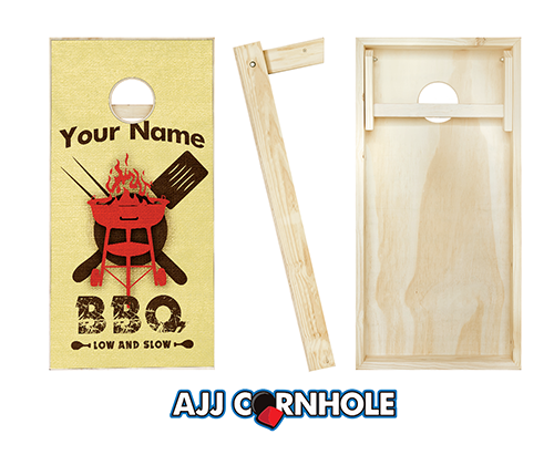 Customized BBQ Cornhole Set