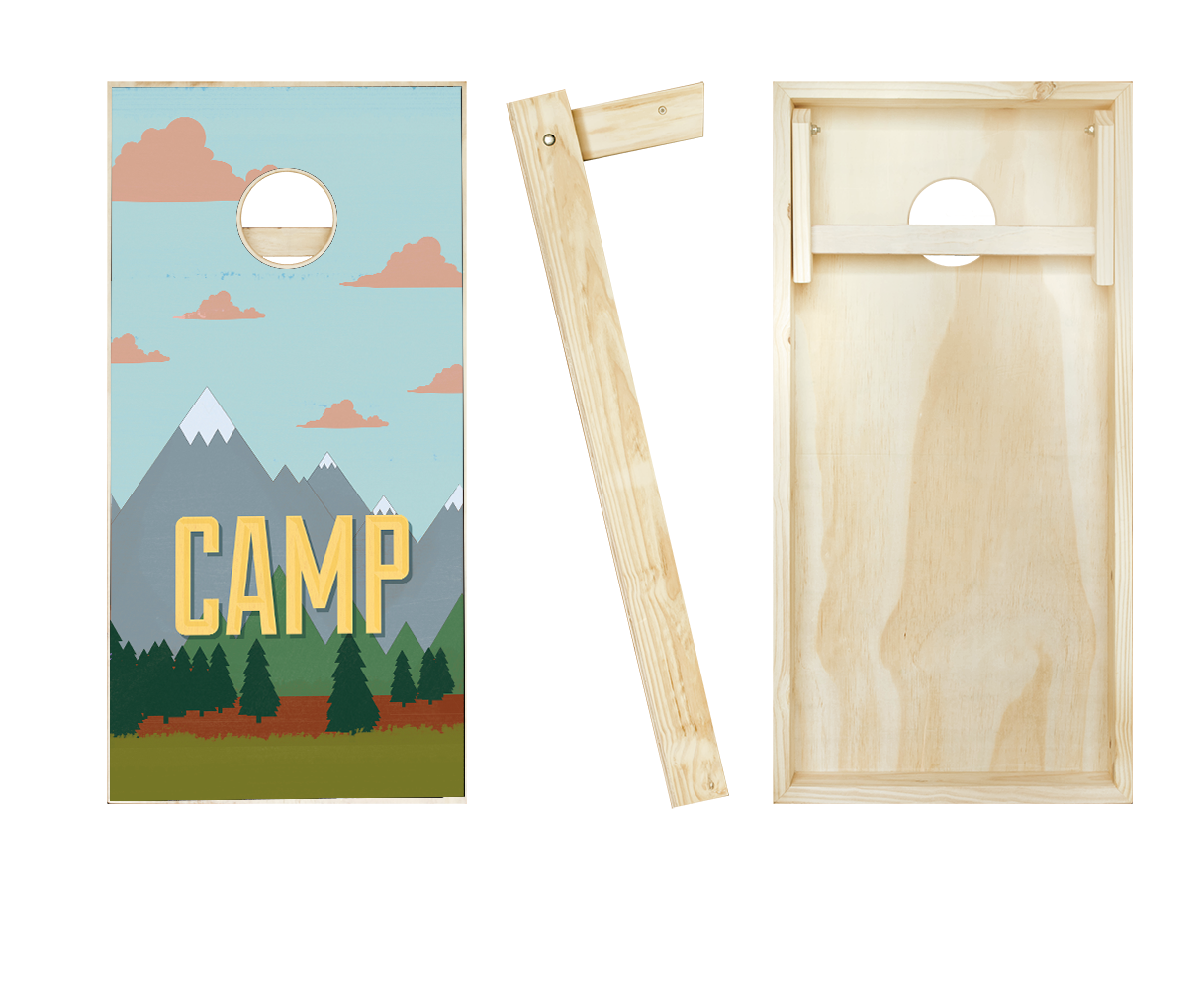 Camping Theme Cornhole Set