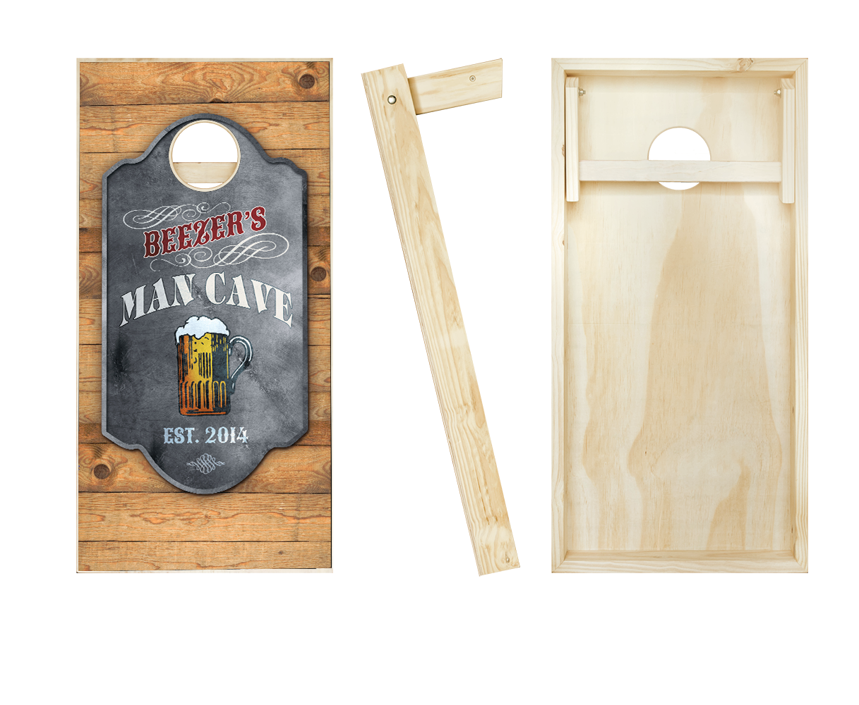 Customized Man Cave Cornhole Set
