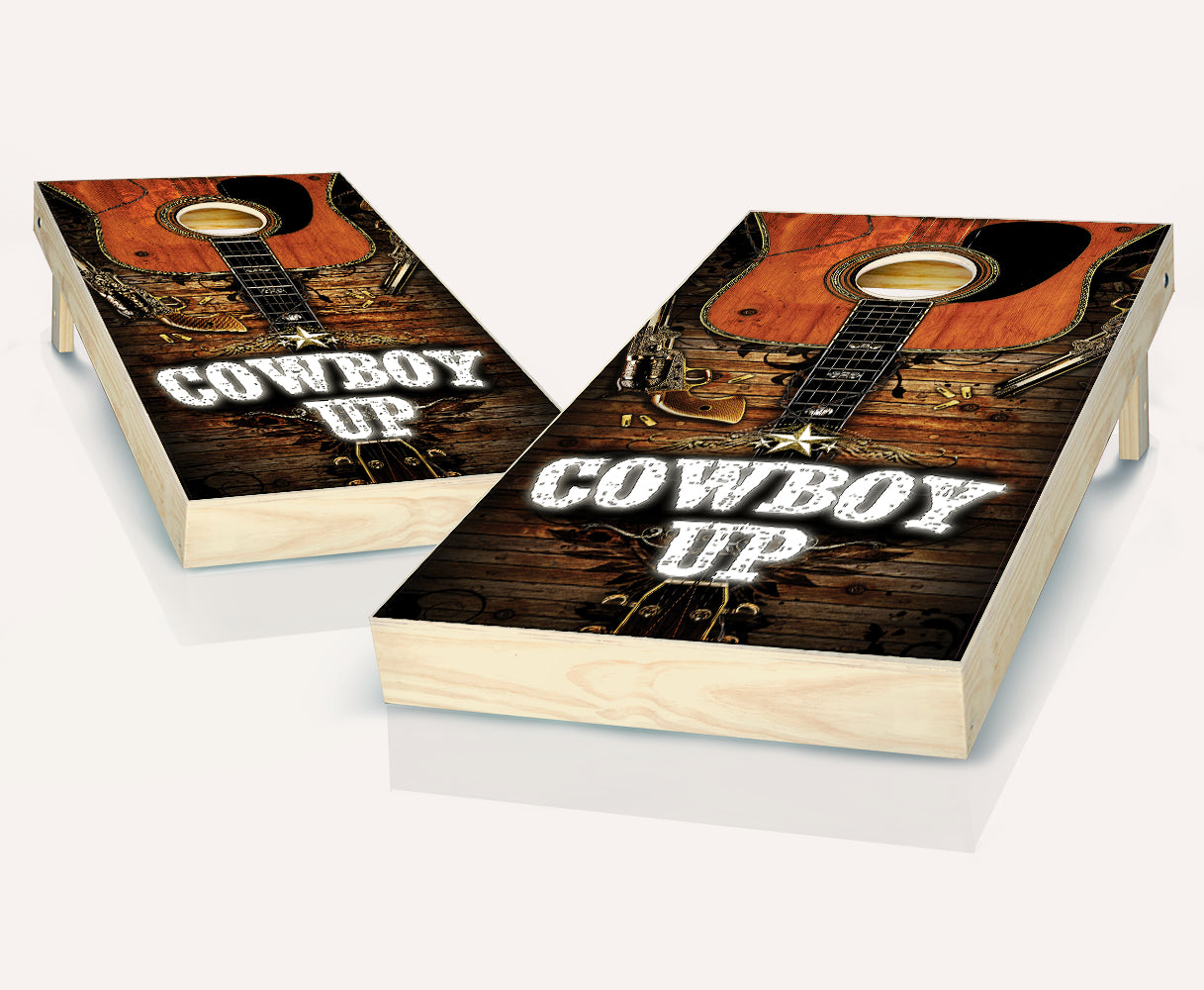 Giants Cowboys Cornhole Boards 