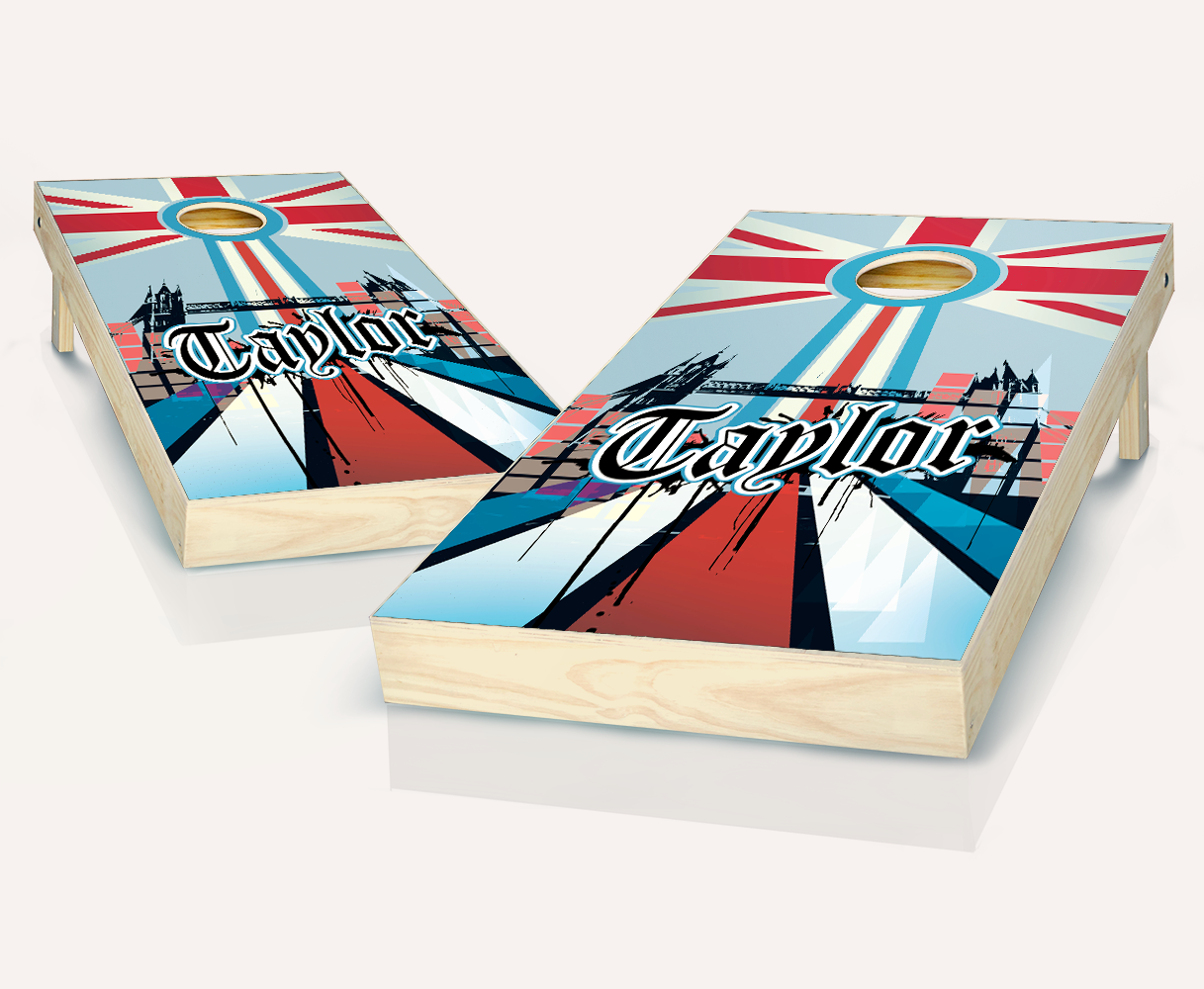 Customized English Surnames Cornhole Set