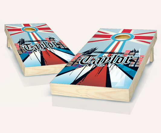 Customized English Surnames Cornhole Set