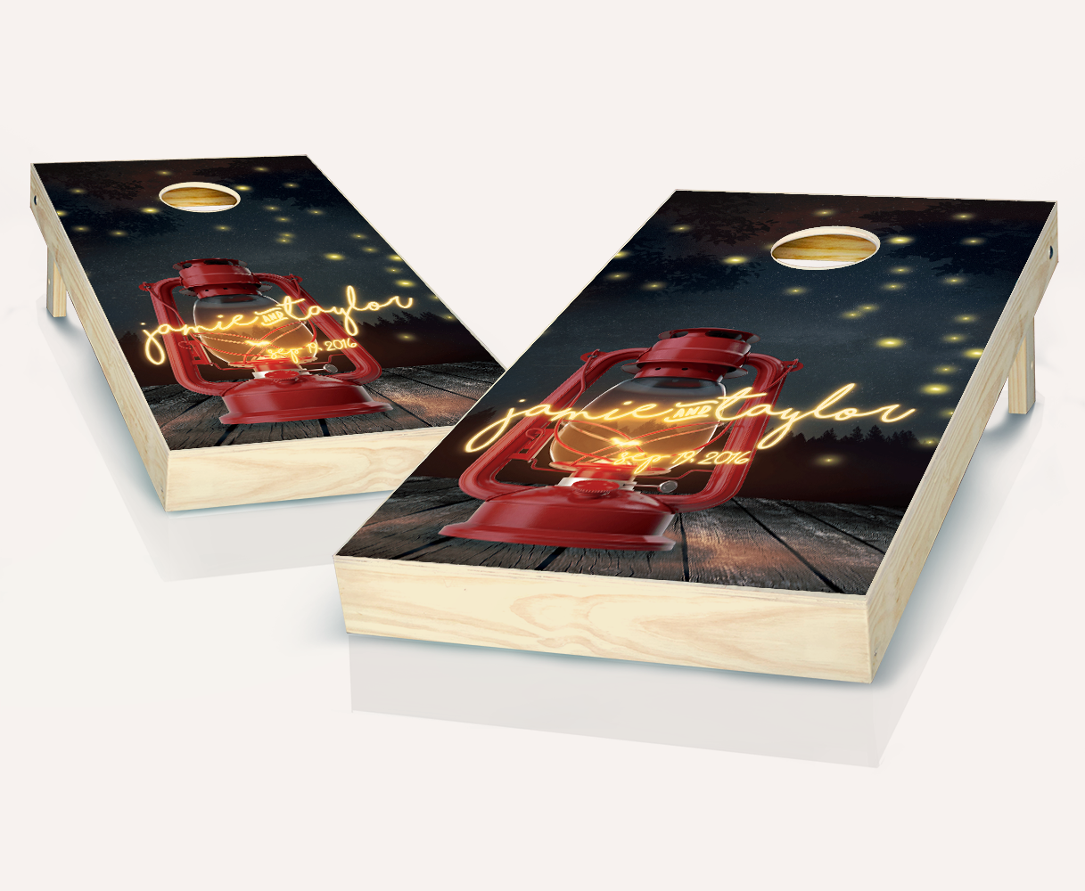 Customized Firefly Wedding Cornhole Set