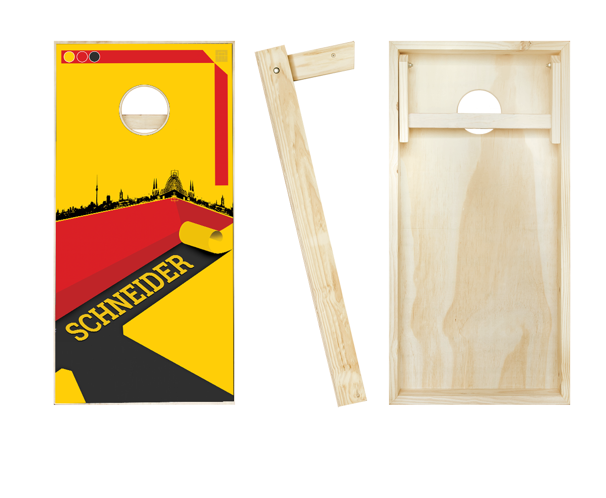 Customized German Surnames Cornhole Set