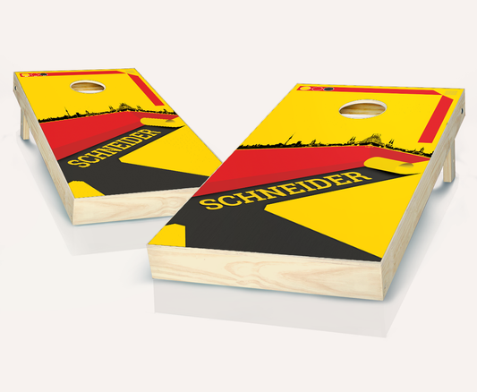 Customized German Surnames Cornhole Set