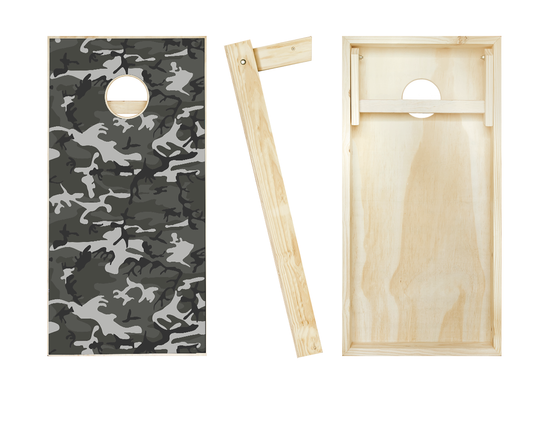 Gray Camo Cornhole Set