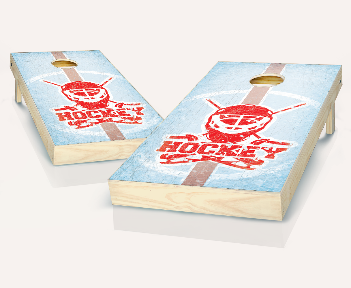 Ice Hockey Cornhole Set