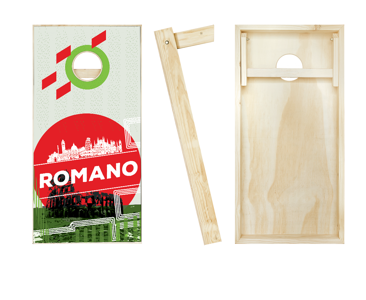 Customized Italian Surnames Cornhole Set
