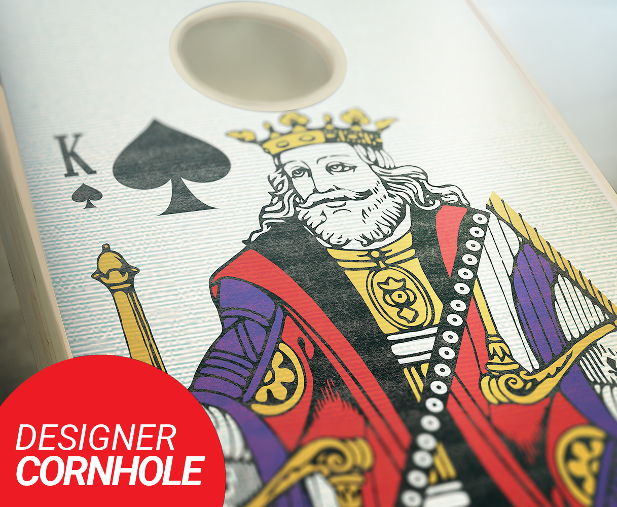 King of Spades Cornhole Set