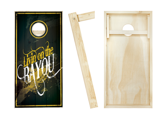 Livin on the Bayou Cornhole Set