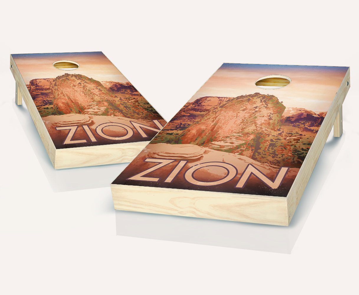 National Parks Zion Cornhole Set