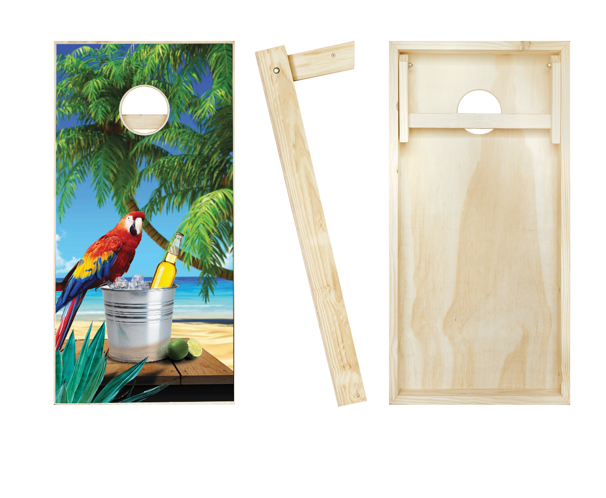 Parrot Cornhole Set