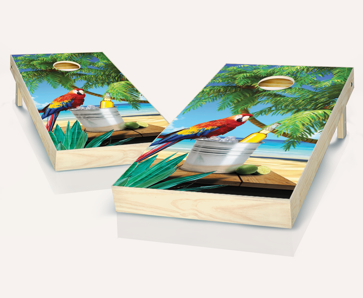 Parrot Cornhole Set