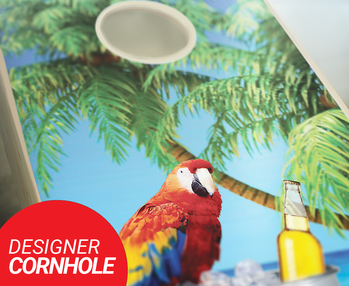 Parrot Cornhole Set