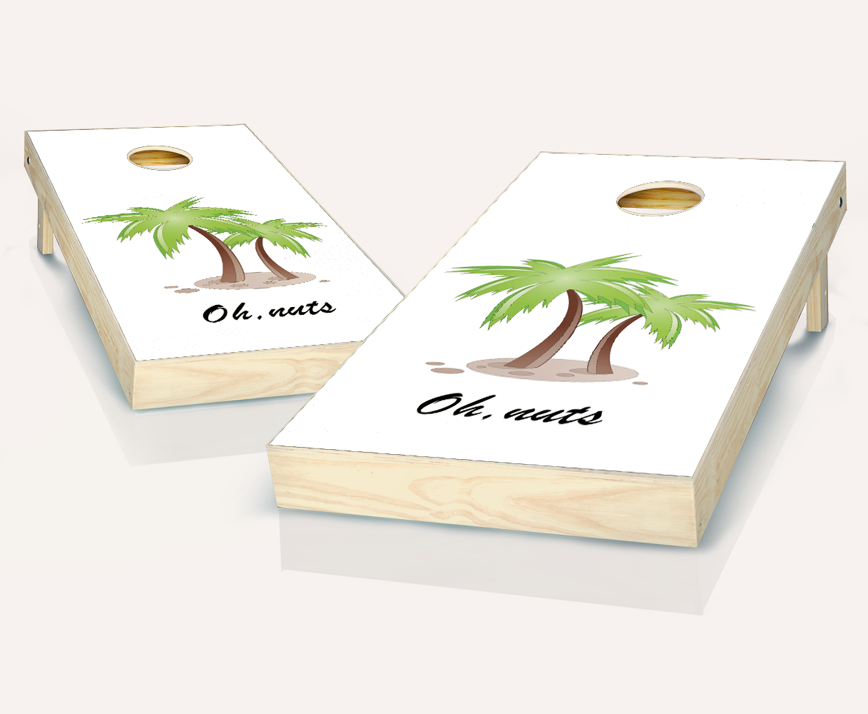 Customized Palm Tree Cornhole Set