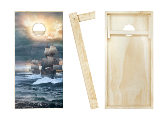 Pirate Ship Cornhole Set