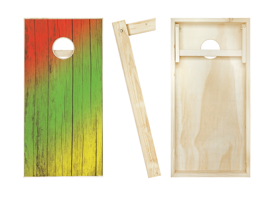 Rasta Grain Cornhole Set