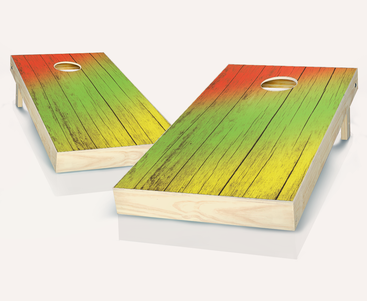 Rasta Grain Cornhole Set