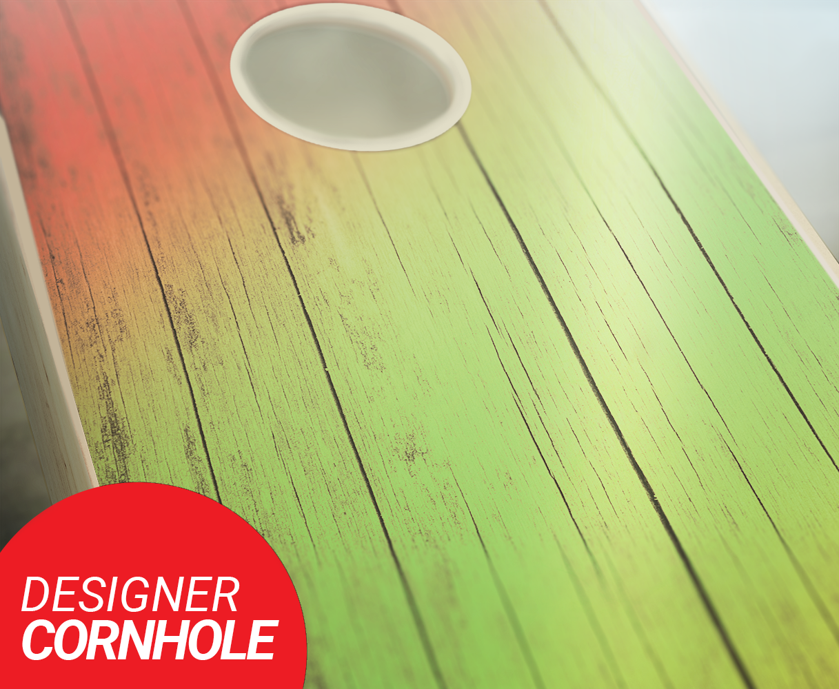 Rasta Grain Cornhole Set