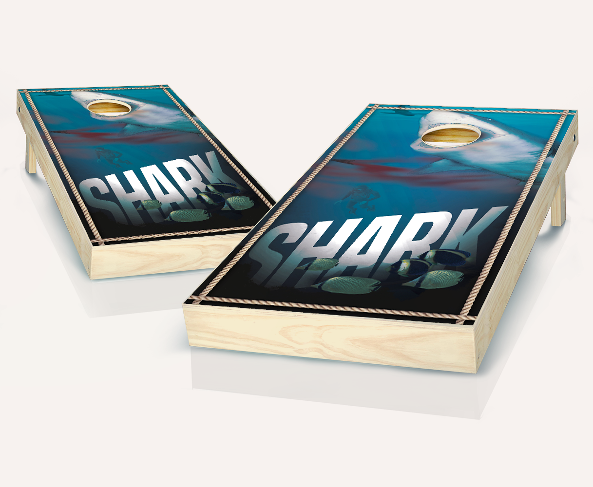 Shark Cornhole Set