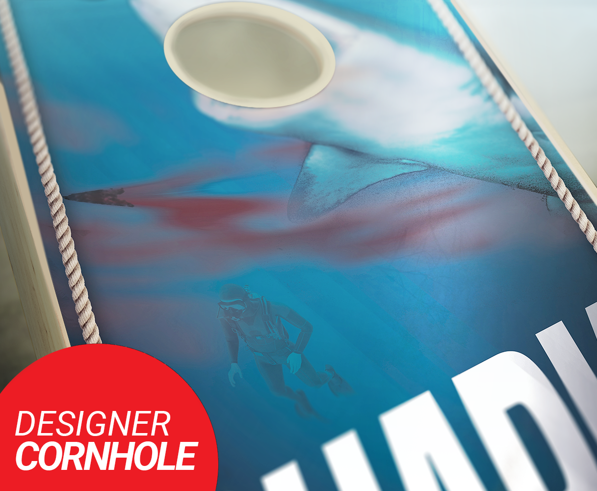 Shark Cornhole Set