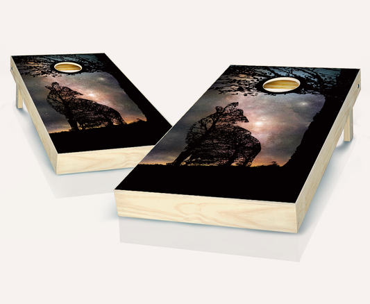 Wolf Woods Cornhole Set