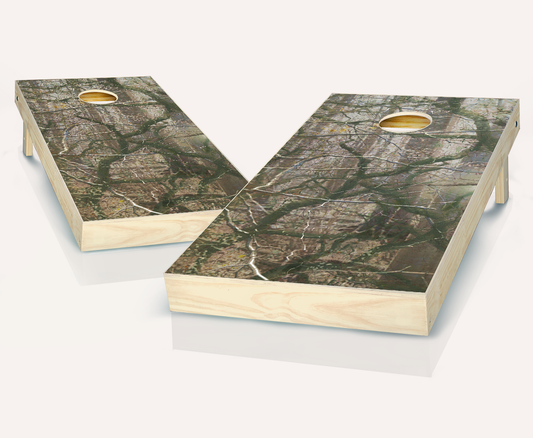 Wooded Camo Cornhole Set