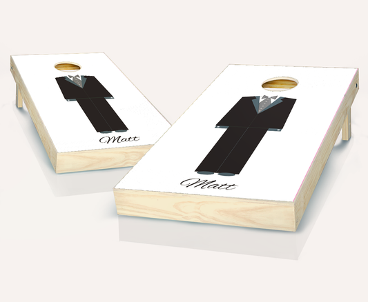 Customized Groom Wedding Cornhole Set