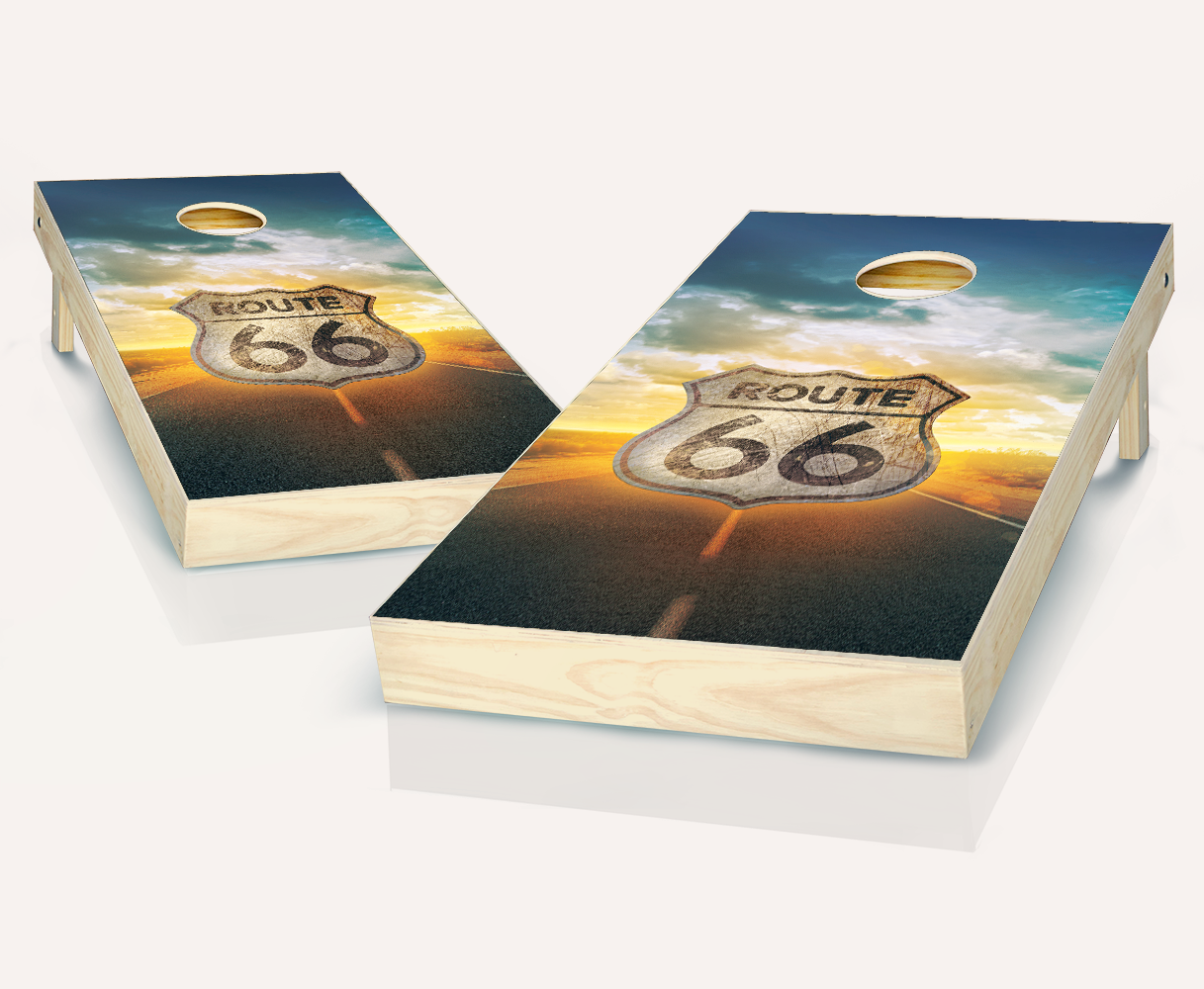 Route 66 Cornhole Set