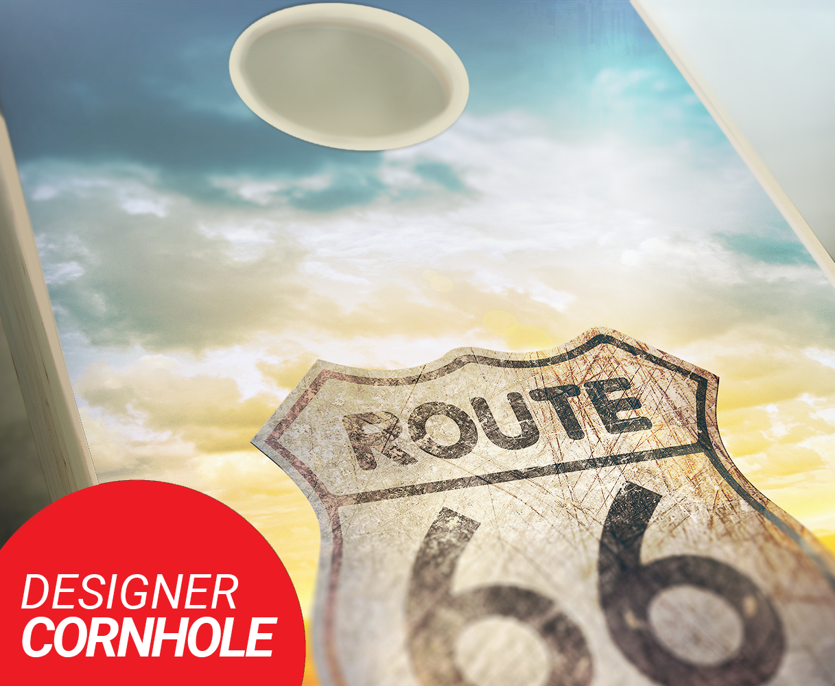 Route 66 Cornhole Set