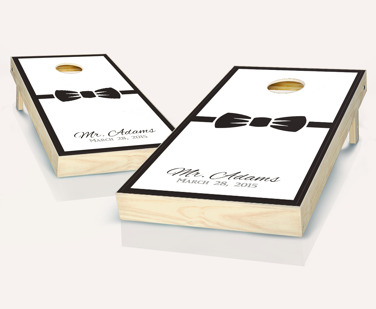 Customized Tie and Necklace Cornhole Set