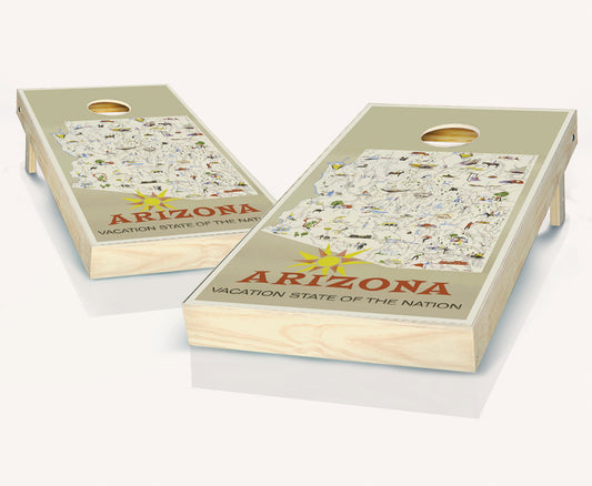 Arizona Poster Cornhole Set