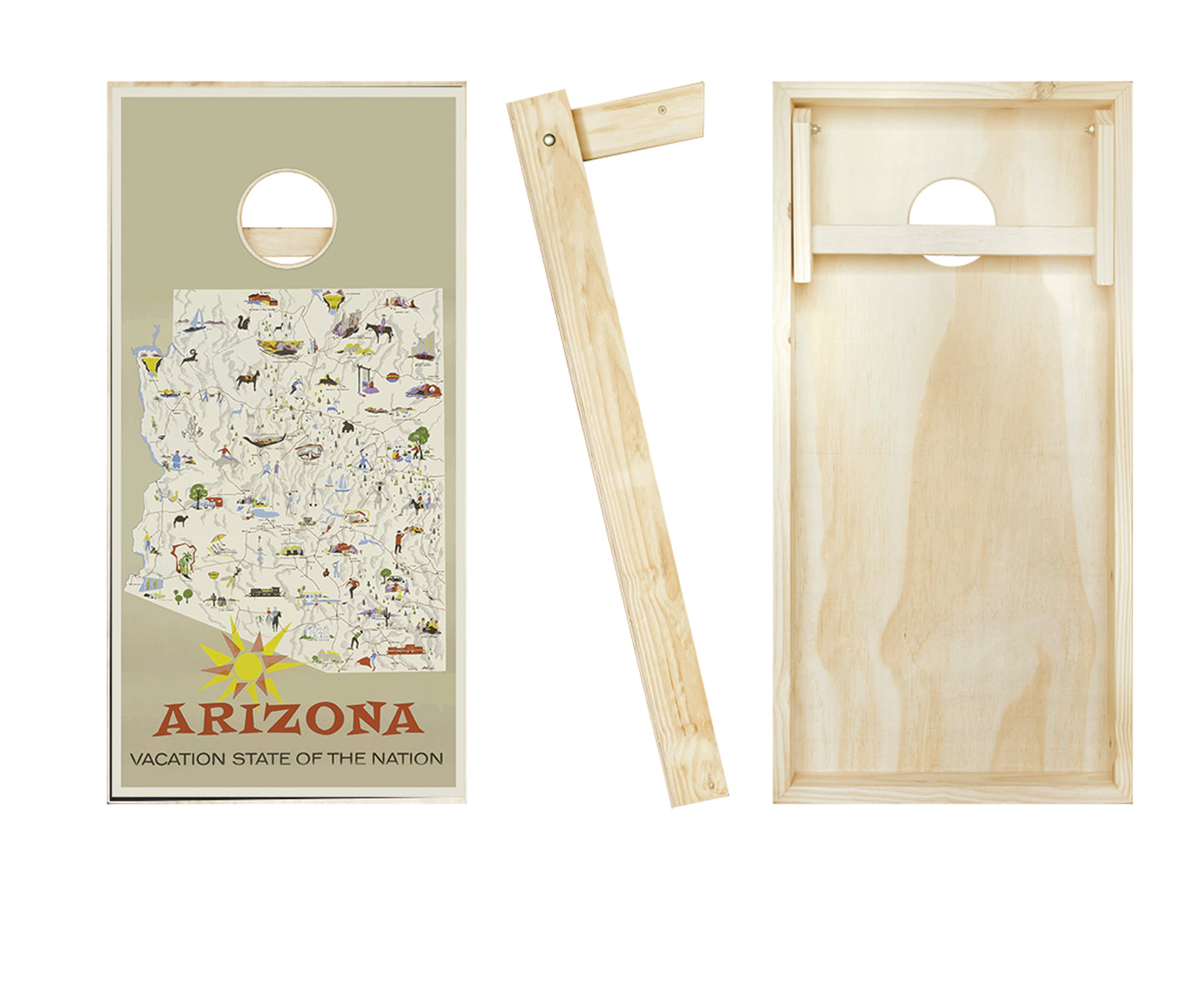 Arizona Poster Cornhole Set