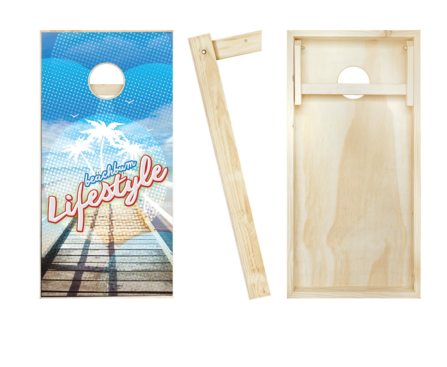 Beach Bum Lifestyle Cornhole Set