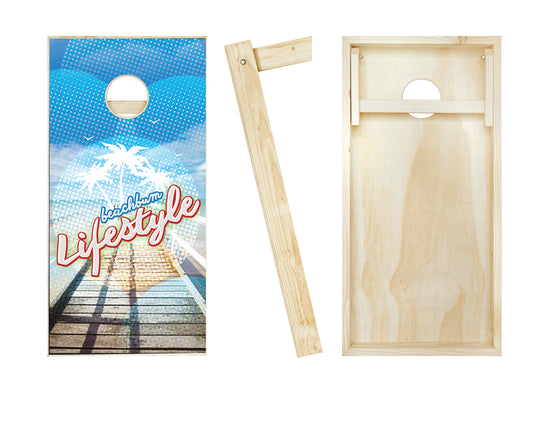 Beach Bum Lifestyle Cornhole Set