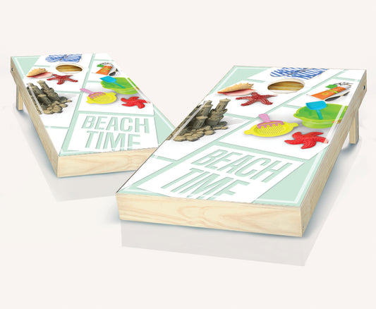 Beach Time Cornhole Set