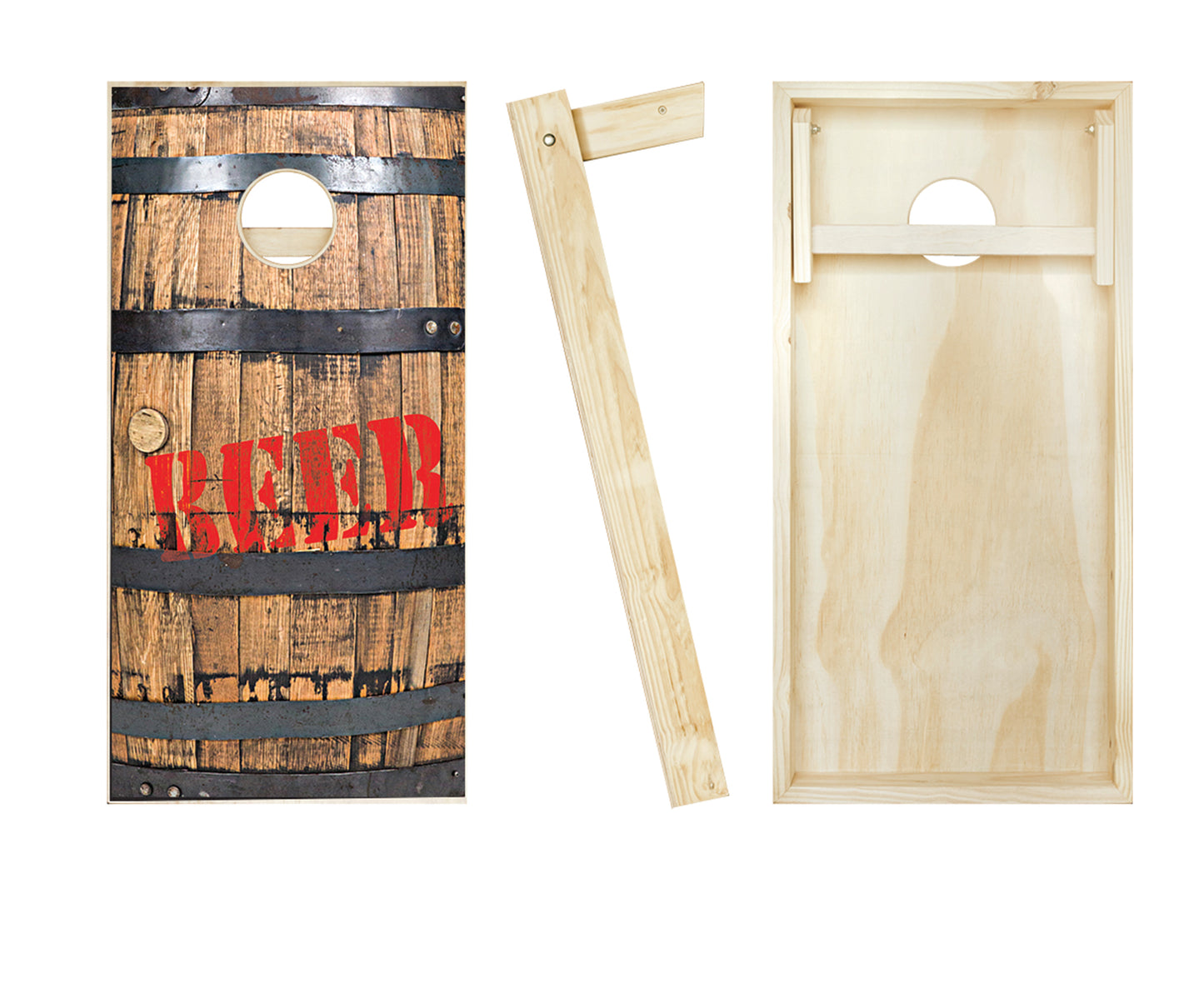 Beer Barrel Cornhole Set