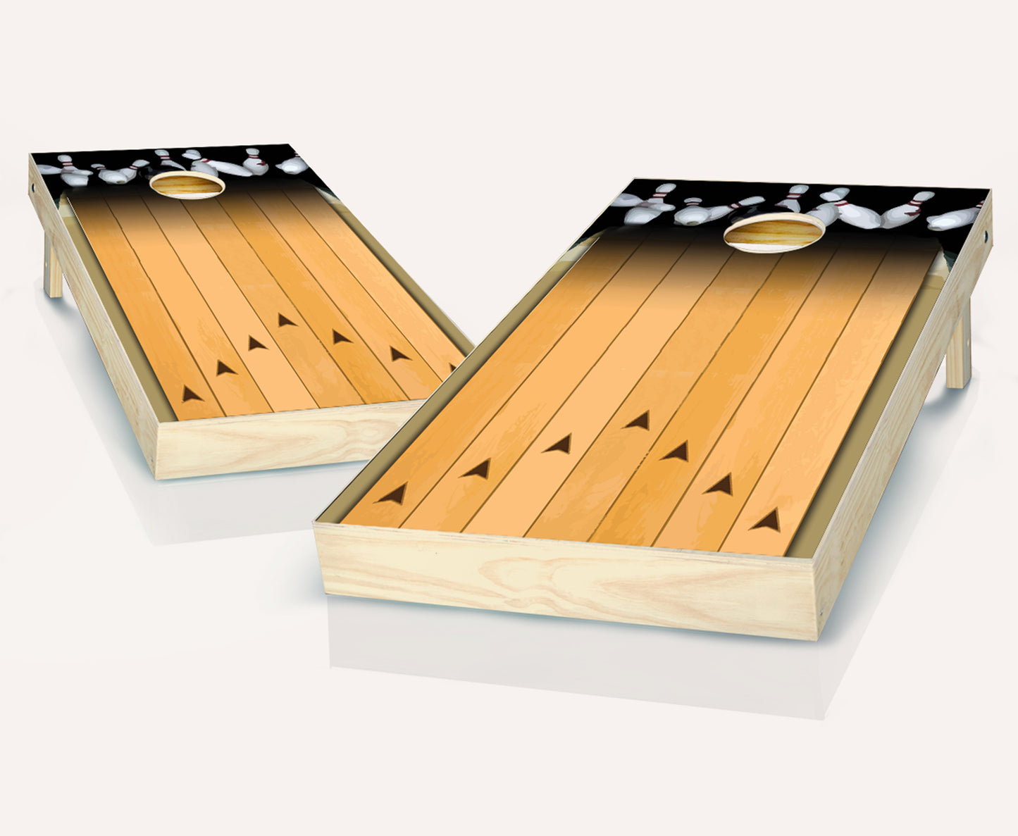 Bowling Lane Cornhole Set