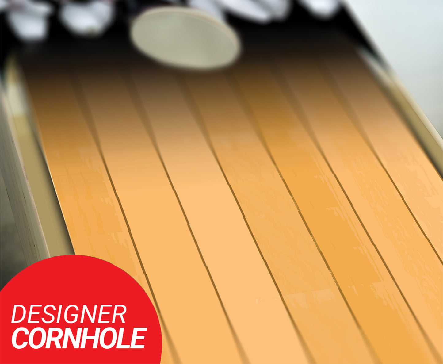 Bowling Lane Cornhole Set