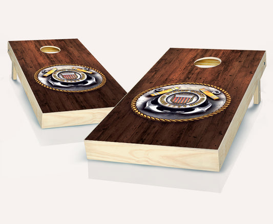 US Coast Guard Medal Cornhole Set