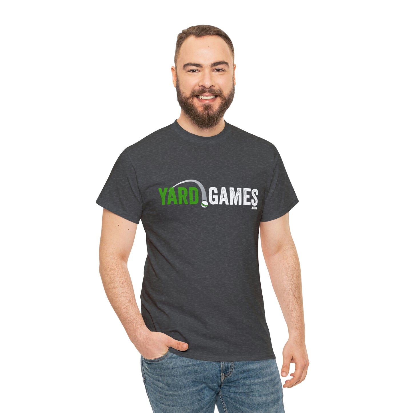 YardGames.com Yard Game T Shirt Unisex Heavy Cotton YardGames.com Brand T-Shirt