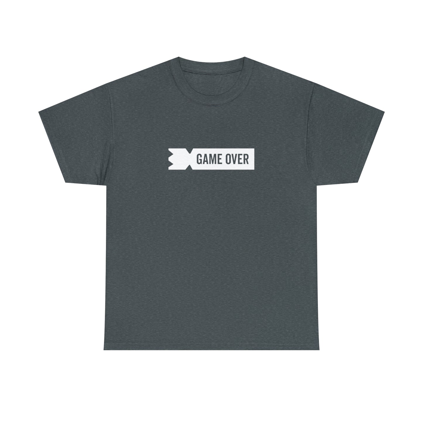 Kubb Game Over Yard Game T Shirt Unisex Heavy Cotton Backyard Game T-Shirt