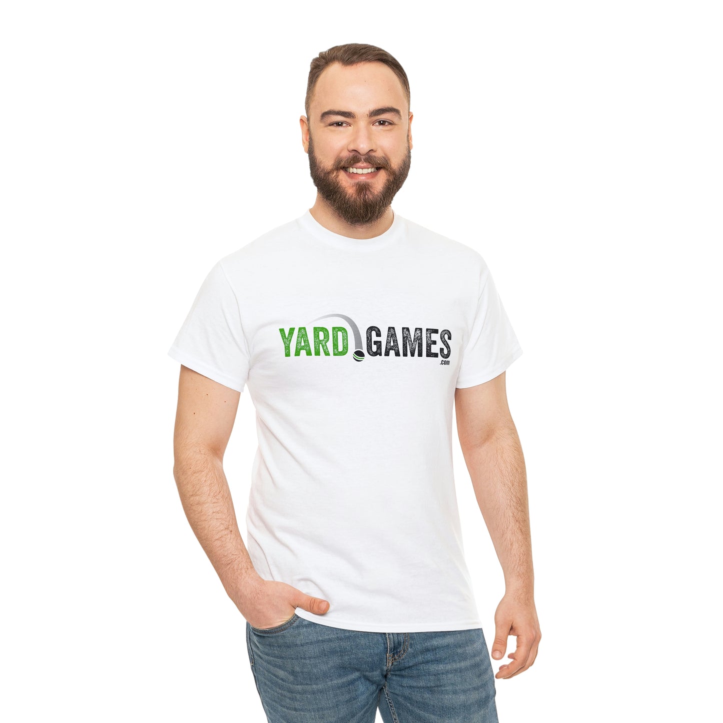 YardGames.com Yard Game T Shirt Unisex Heavy Cotton YardGames.com Brand T-Shirt