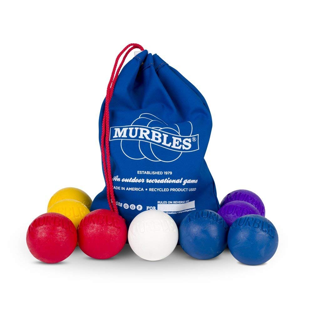 Murbles Game Travel Bocce Ball Set YardGames